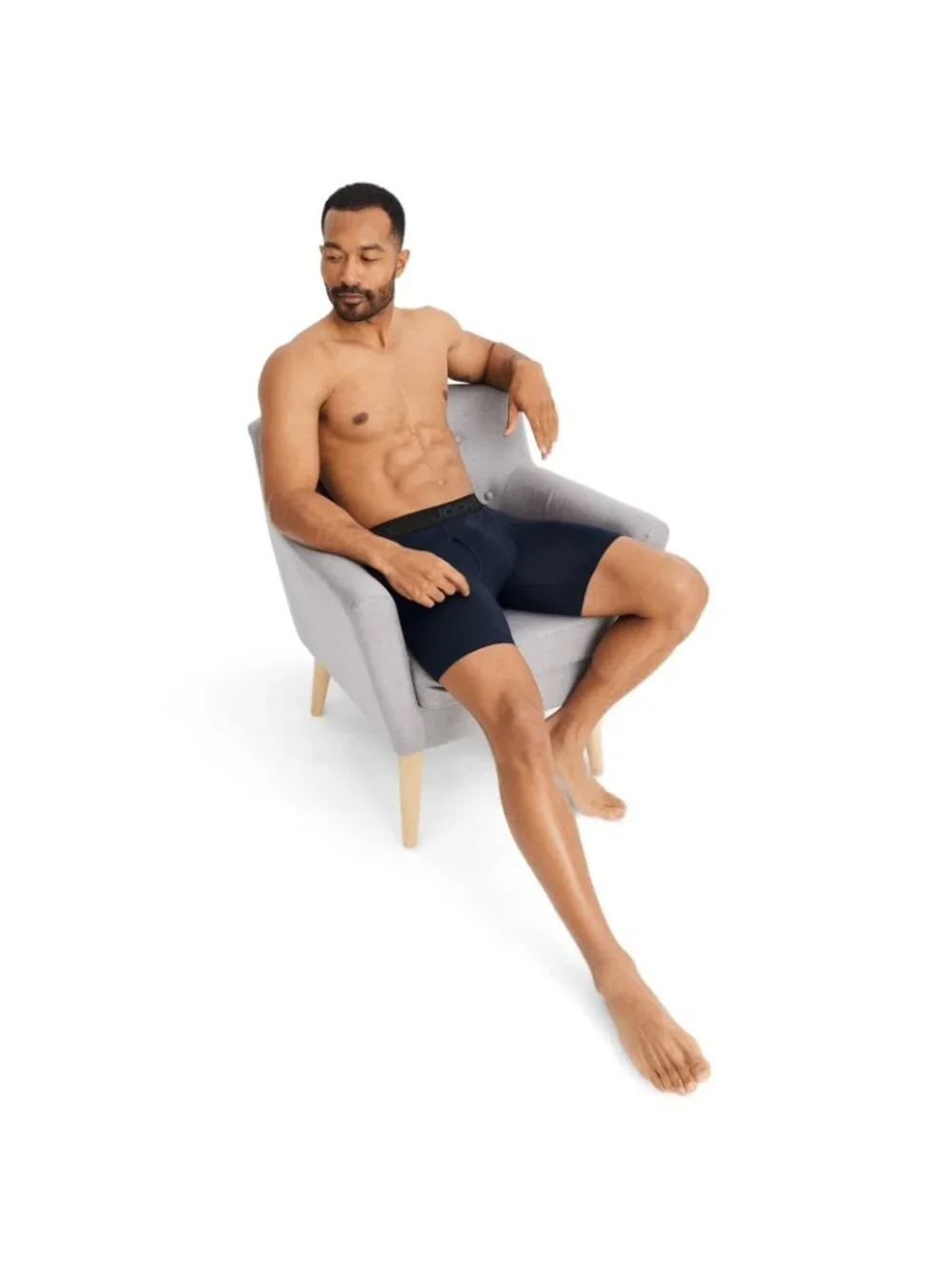 Jockey Boxer Briefs Long Leg Microfiber Stretch Underwear Mens Size Large 3 Pack